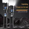 Multi-functional Rechargeable Long-Range Flashlight with Laser Cannon and Extended Battery Life