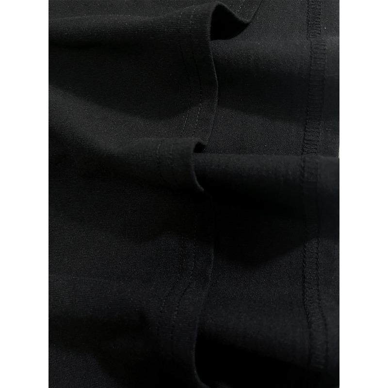 Europäische Größen Schweres Baumwollmischung Übergröße T-Shirt für Herren, Stolzer Vater Kreatives Muster Print T-Shirts für Männer, Sommer Lässig Stilvolle Oberteile