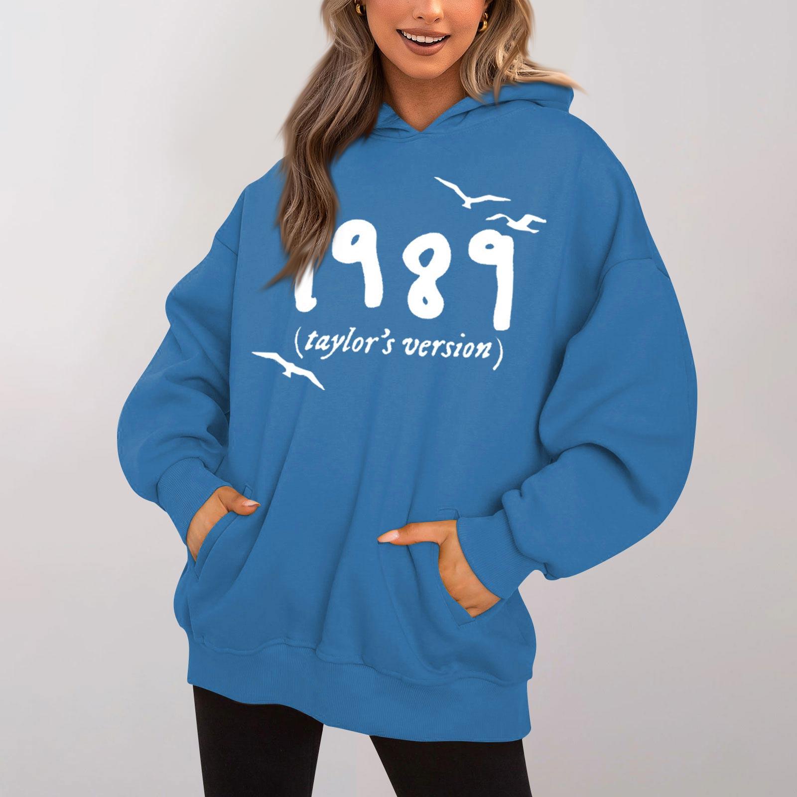 

Women s Oversized Sweatshirt Pullover Hoodie Long Sleeves With Pockets Winter Fall Clothing Color Pullover Sports Workout Casual Clothes S