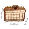 Handmade Storage Basket Festival Gift Box Suitcase for Desktop Household