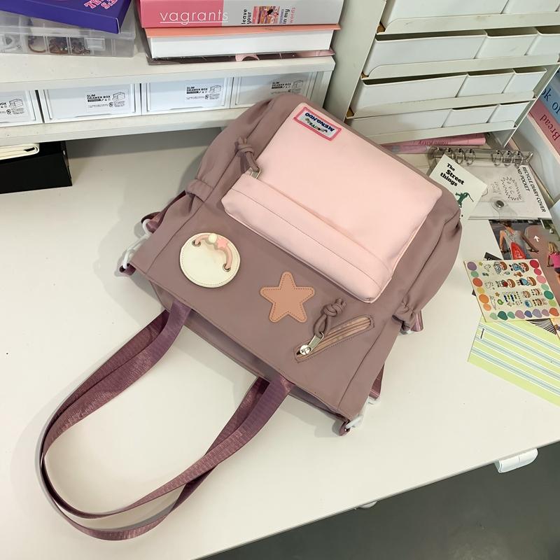 Сумка через плечо женская сумка большой вместимости сумка для школьников сумка — фото 13