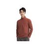 Under Armour Solid Color Stand Collar Pullover Zipper Sports Soft Knit Long Sleeve T-Shirt Men Tops Dark-Burgundy 1379673-688