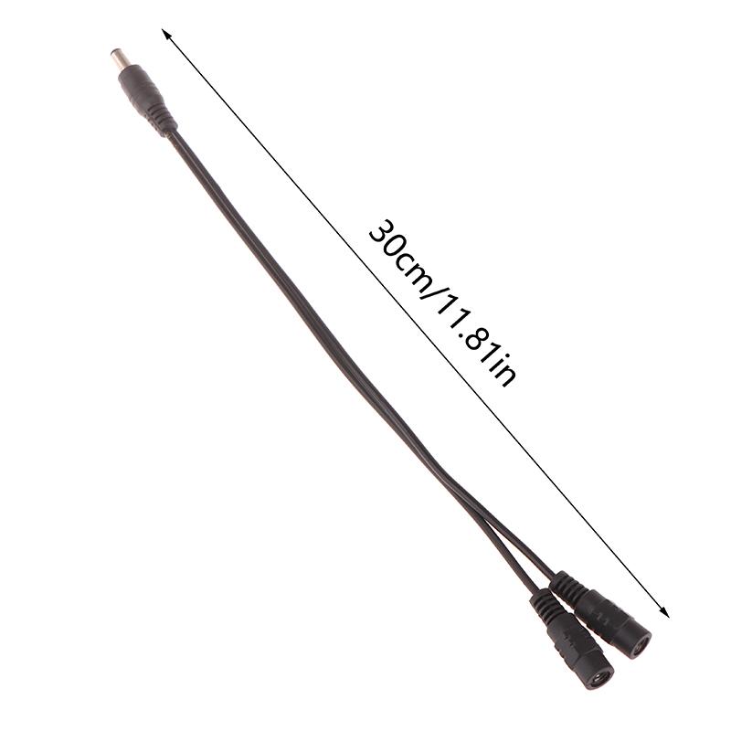 Dc 12V 1 Female To 2 Male Power Split Splitter Cable For Cctv Camera Security Dvr Accessories Led Light Strip