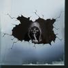 Happy Halloween Silent Skull Sticker Window Home Decoration Decal Car Sticker Decor