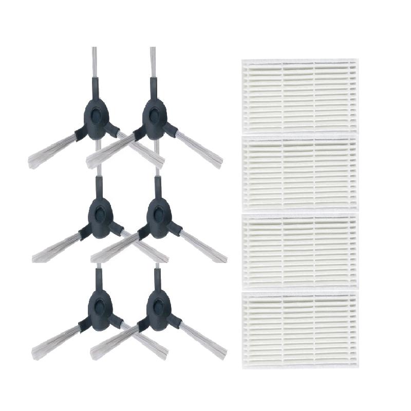 Vacuum Cleaner Hepa Filter Side Brush Mop Cloth Rags for Amibot Pure H2O BL608 Robotic Vacuum Cleaner Parts Brushes Accessories
