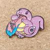 Squirtle Glitter Powder Hard Enamel Pins Brooch Collecting Lapel Badges Men Women Fashion Jewelry Gifts Adorn Backpack