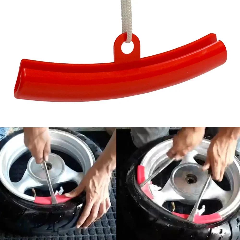 Car Motorcycle Wheel Guard Rim Protectors Red Bicycle Car Wheel Rim Protector Tyre Changer Guard Tire Change Protection Tool