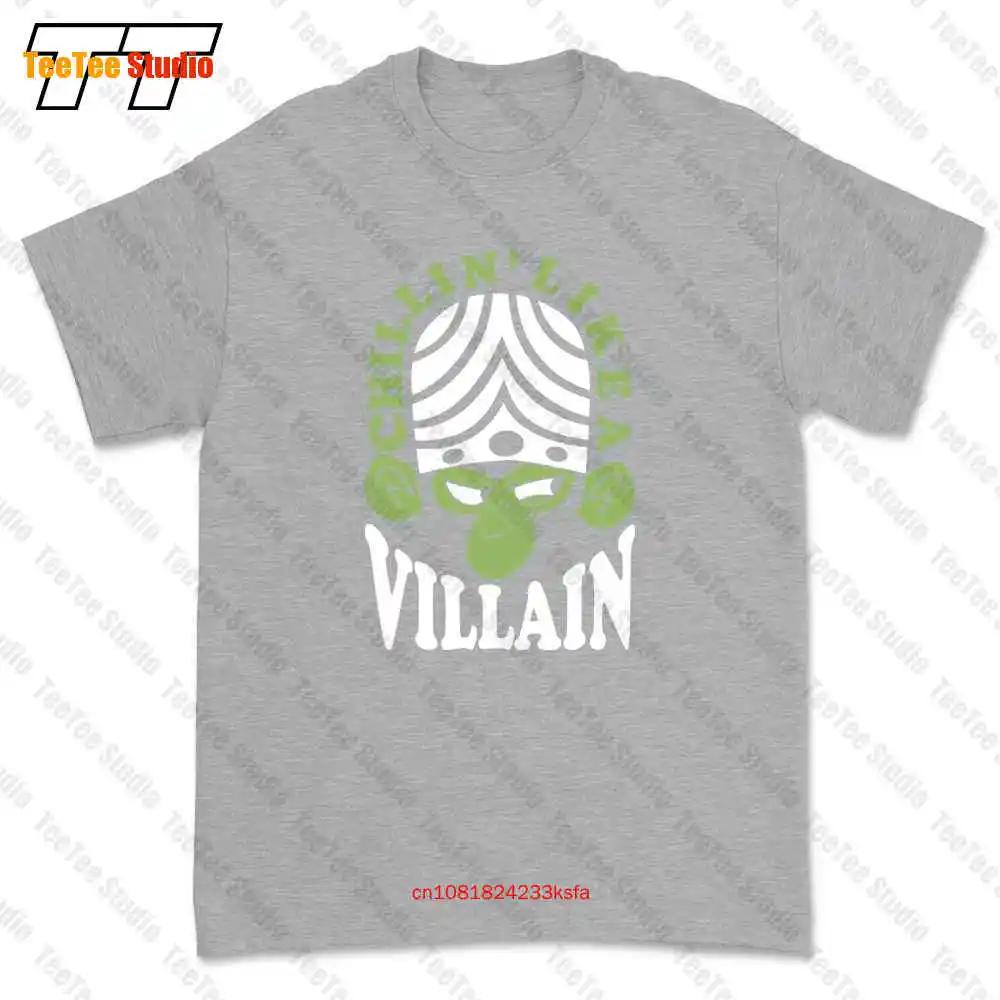 Mojo Jojo Chillin Like A Villain The Power Puff Girls Cartoons Tshirt Tee GLZ1