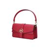 Michael Kors Greenwich Classic Solid Design Commuter Fashion Leather Tote Bag Women Handbags Red 30H1GGRL2L-602