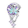 100% 925 Silver Best Wishes Shiny Dreamcatcher Net Series Charms Beads Fit 3mm Bracelets DIY Gift Fine Jewelry