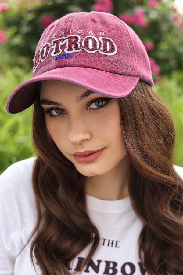 

Бейсболка «HotRod» Braxton 56-58 56-58 бордовий