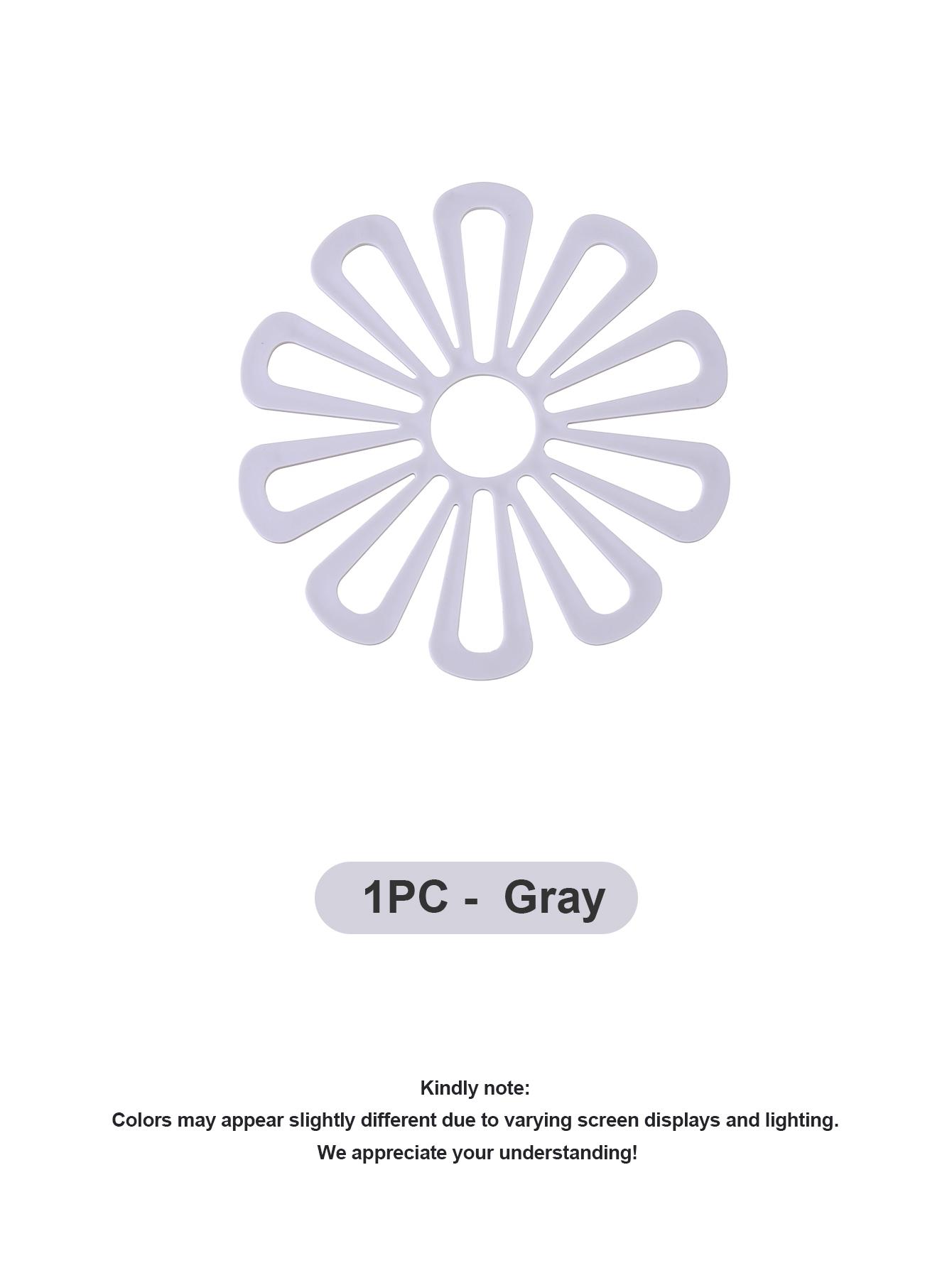 

1/4PCS Flower Shape Silicone Heat Insulation Mat Non-Slip Hollow Design Hot Pot Pad Dining Table Accessories for Bowl Cup Plate 16.5x16.5cm