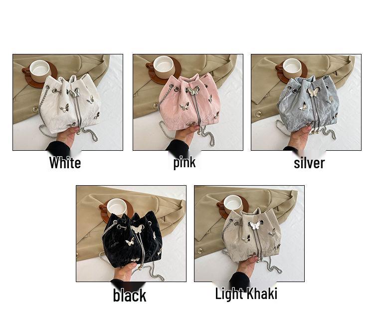 Trendy 2025 Bucket Chain Crossbody Bag - Versatile and Stylish Small Shoulder Bag