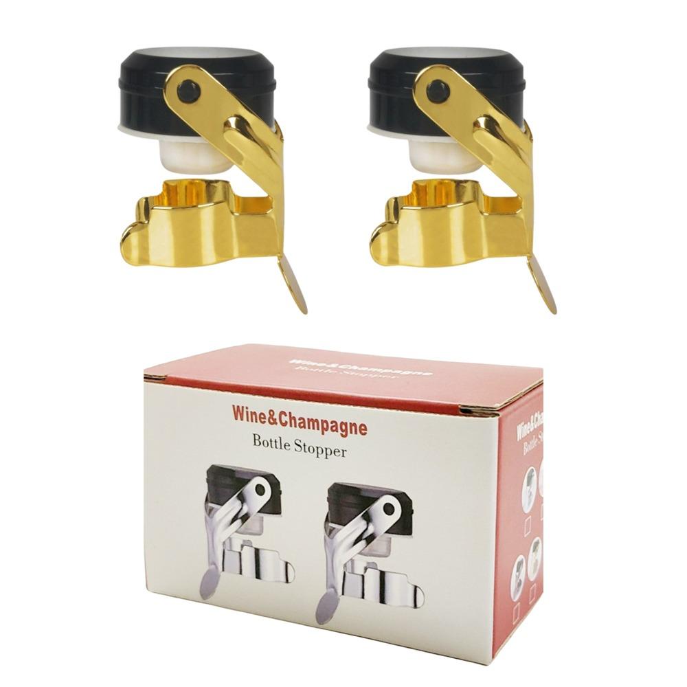 Leak Proof Champagne Stopper Reusable Sparkling Wine Stopper Simple Bottle Cap Sealer Party