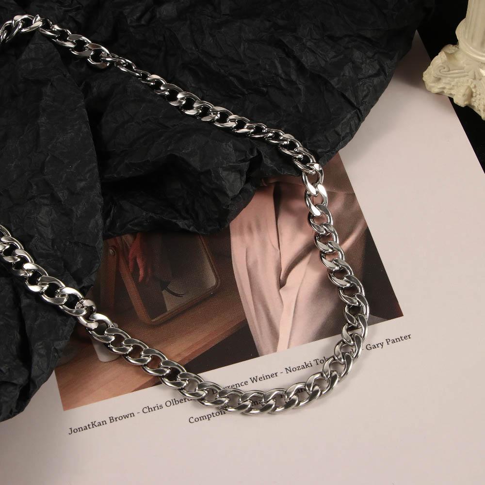 Fashion Jewelry Thick Hip Hop Cuban Chain Necklace Clavicle Chain Men Necklace Couple Necklace