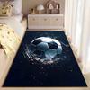 Exploding Soccer Ball Design Suitable As a Non-slip Mat for the Living Room or Bedroom Sofa