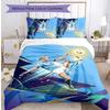 Set Biancheria da Letto 3 Pezzi Stampato Erling Haaland Traspirante Copripiumino con Federe Biancheria da Letto Decorativa per Camera da Letto Casa