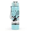1PC Open Book Raven Moon Illustration 750ml Color Plastic Sports Water Bottle Leakproof Flip Straw Lid Suitable for Sports Office Home Use