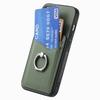 For Samsung Galaxy A34 5G Case with Card Holder Ring Kickstand PU Leather Coated PC+TPU Back Cover