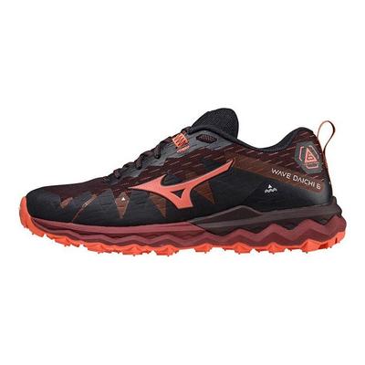 Wave Daichi 6 Comfortable Breathable Low-Top Running Shoes Women Sneaker Black Red J1GK217163