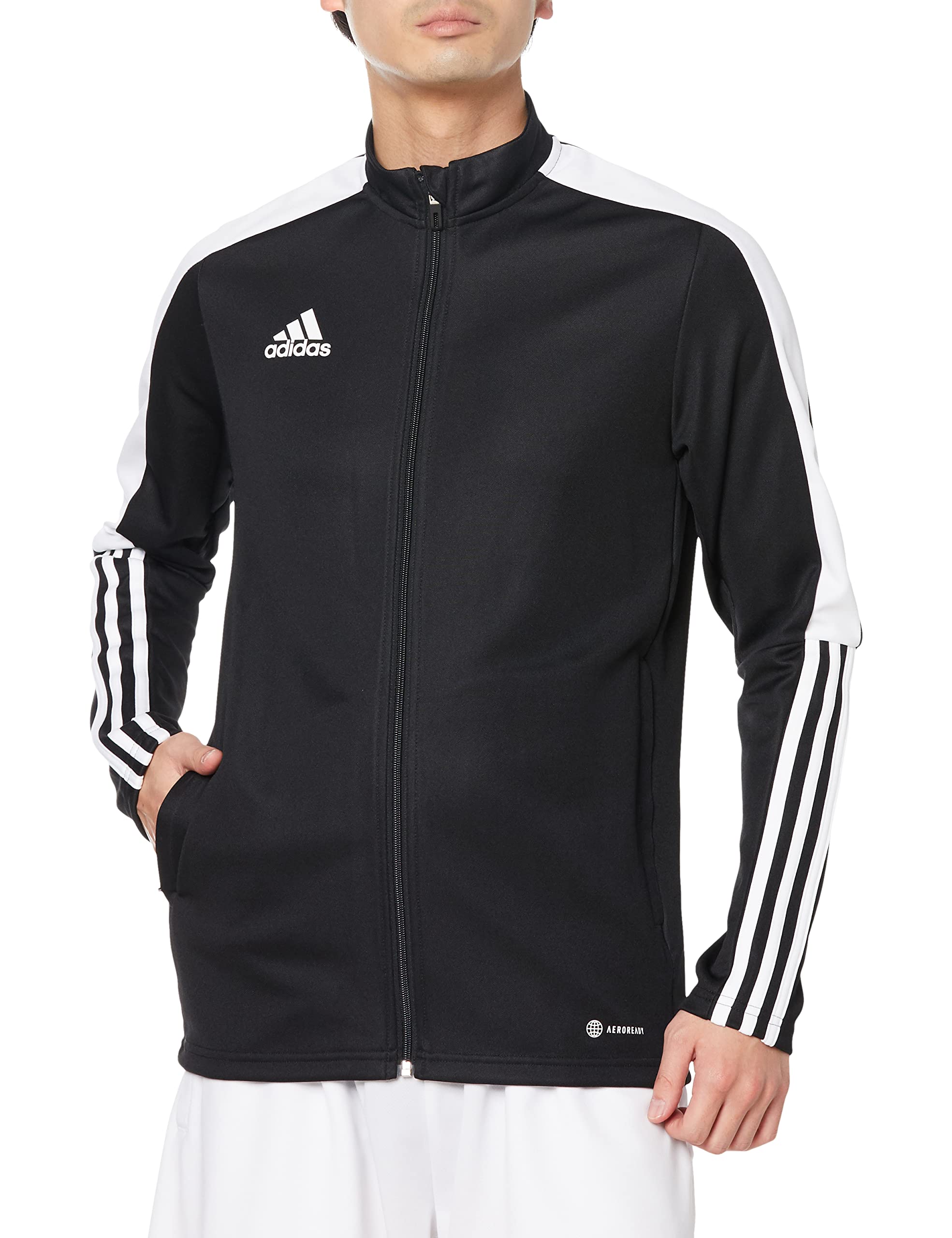 

Футболка верхняя Tiro Essentials Jacket QD684 черная [Adidas] мужская (H60019) Дж/Л