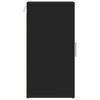Shoe Cabinet Black 32x35x70 Cm Particleboard