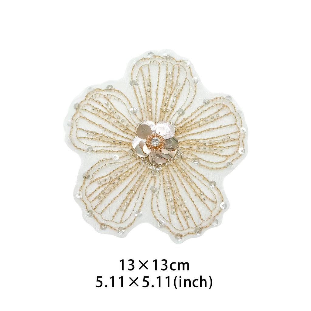 Handmade Bead Slices, Champagne Flower Accessories, Patch Decorative Decals Diy Materials