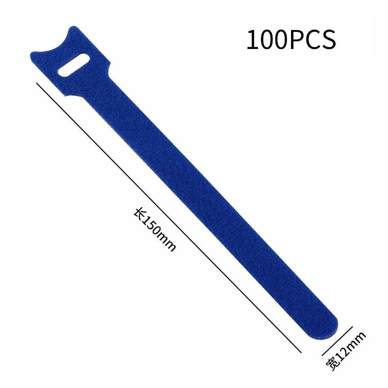 30/50/100Pcs Velcro , Power Cable And Data Cable Organizer, Reusable Binding Straps