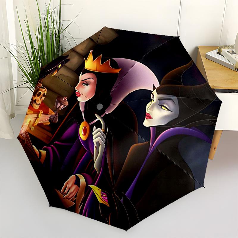 

Villain Themed Travel Umbrella-8 Ribs Automatic Opening and Closing, Portable Folding Design, Compact and Stylish Umbrella Suitable for Outd
