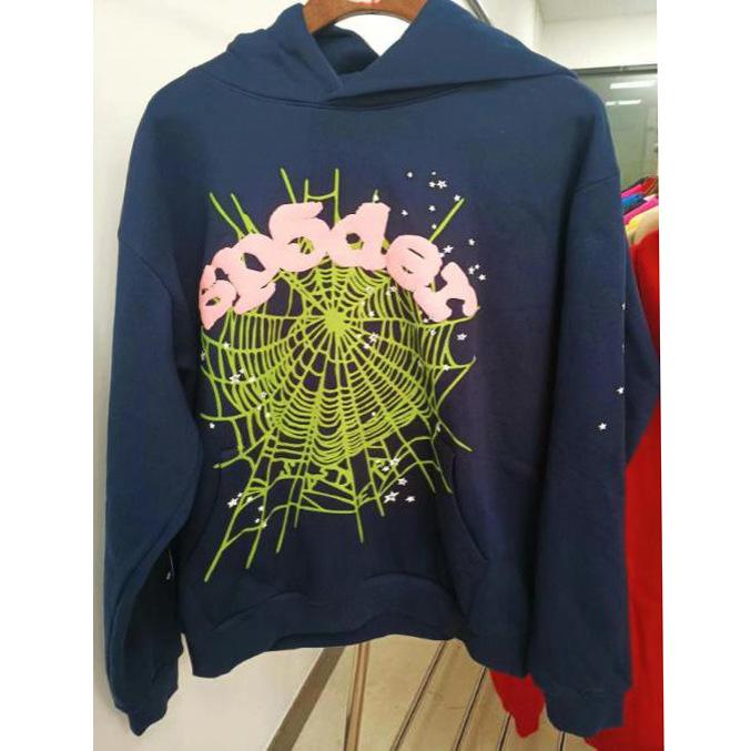 Amerikanischer High Street Spinnenprint Hoodie Unisex Lockerer Partner Hoodie Trendiges Marken Oberteil