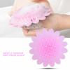 Jimdary Baby Shampoo Brush, Convenient Fine Bristle Baby Bath Brush for Baby Bathroom (Pink)