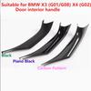 ujhzt6 G01 G02 Car Interior Door Handles Panel Pull Trim Inner Handle Cover Easy For BMW X3 X4 G01 G02 G08 F97 F98 2019-2023