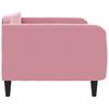 Daybed in Pink 100 x 200 cm Velvet