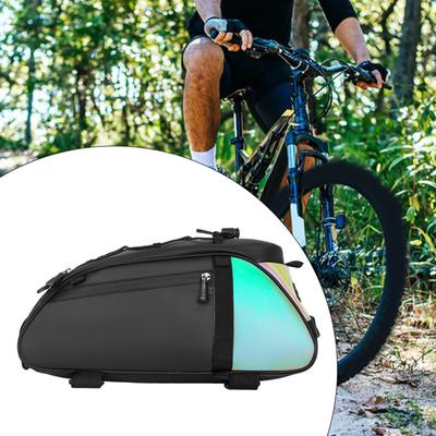 Fahrrad Gepäckträger Tasche 8L Tragbare Reflektierende Pannier Stamm Sitz Frauen