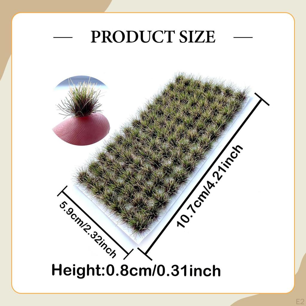 Large Cluster Grass Model, Tufts Miniature, for Building Garden Scenery Landscape