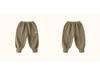 Dudu Home Winter Fleece-Lined Baby & Kids' Pants: Thick, Warm, Unisex Sports Pants for Boys and Girls