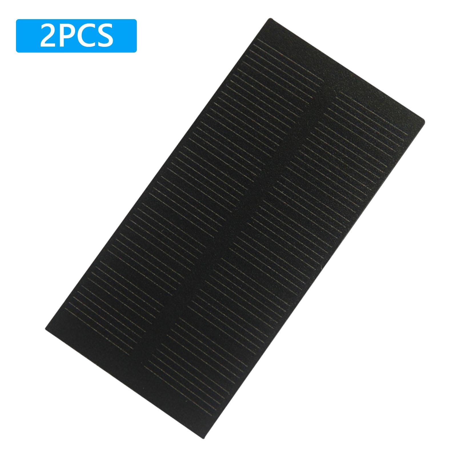 0.5W 5V Solar Panel Power Backup Monocrystalline Silicon 80x40mm Small Solar Cells PET Frosted Laminated for Camping Backpacking