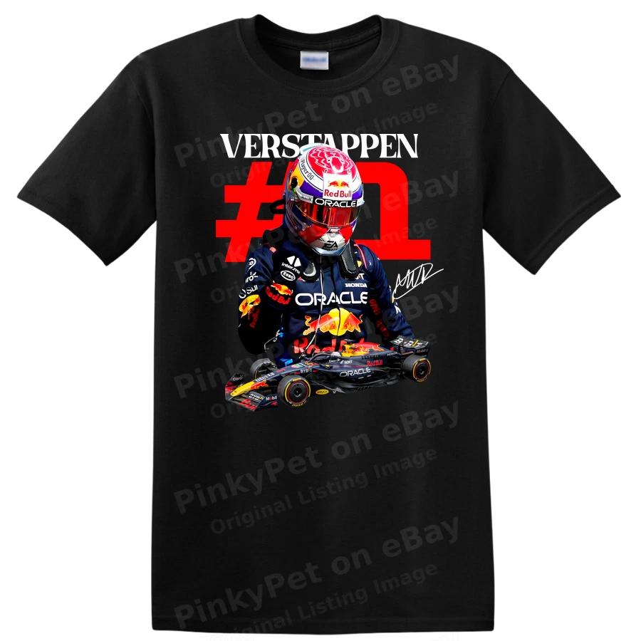 Tričko Závodníka Formule 1 #1 Fanoušek Závodních Aut Max Verstappen Red Bull