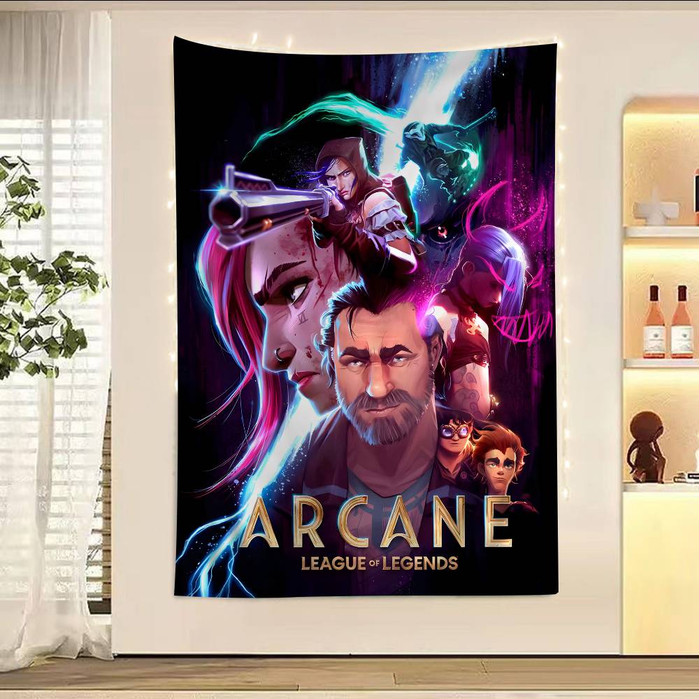 AArcane LLOL Classic Animation Cartoon Tapestry Wall Hanging Decoration Household Home Decor
