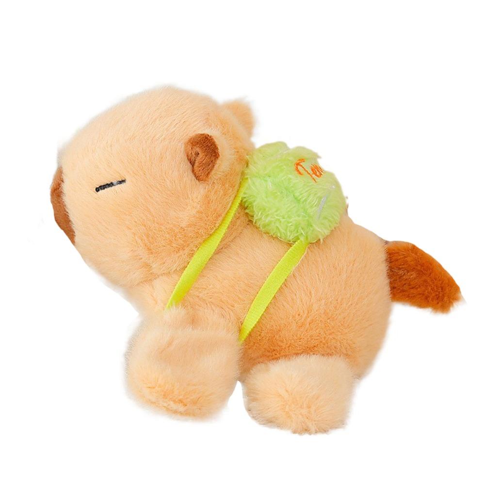 Simulation Capybara Slap Bracelet Wrist Style Cartoon Rodent Plush Doll Slap Bracelet Soft Cute Capybara Plush Wrist Band