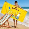 The Simpsons Poster Print Beach Towel, Large Soft Quick Dry Towel for Beach Camping Swimming