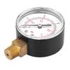 Pressure Gauge 50mm 1Celsius4 BSPT Brass Thread for Fuel   Oil Gas Water (0-15PSI 0-1Bar)