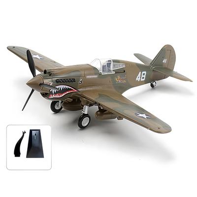 Non-Toxic 1/48 Wwii Airforce P-40 Tomahawk Military Flying Tigers Warplane P51 Mustang F4U Bf109 Fighter Model Collection Diy Puzzle Toys