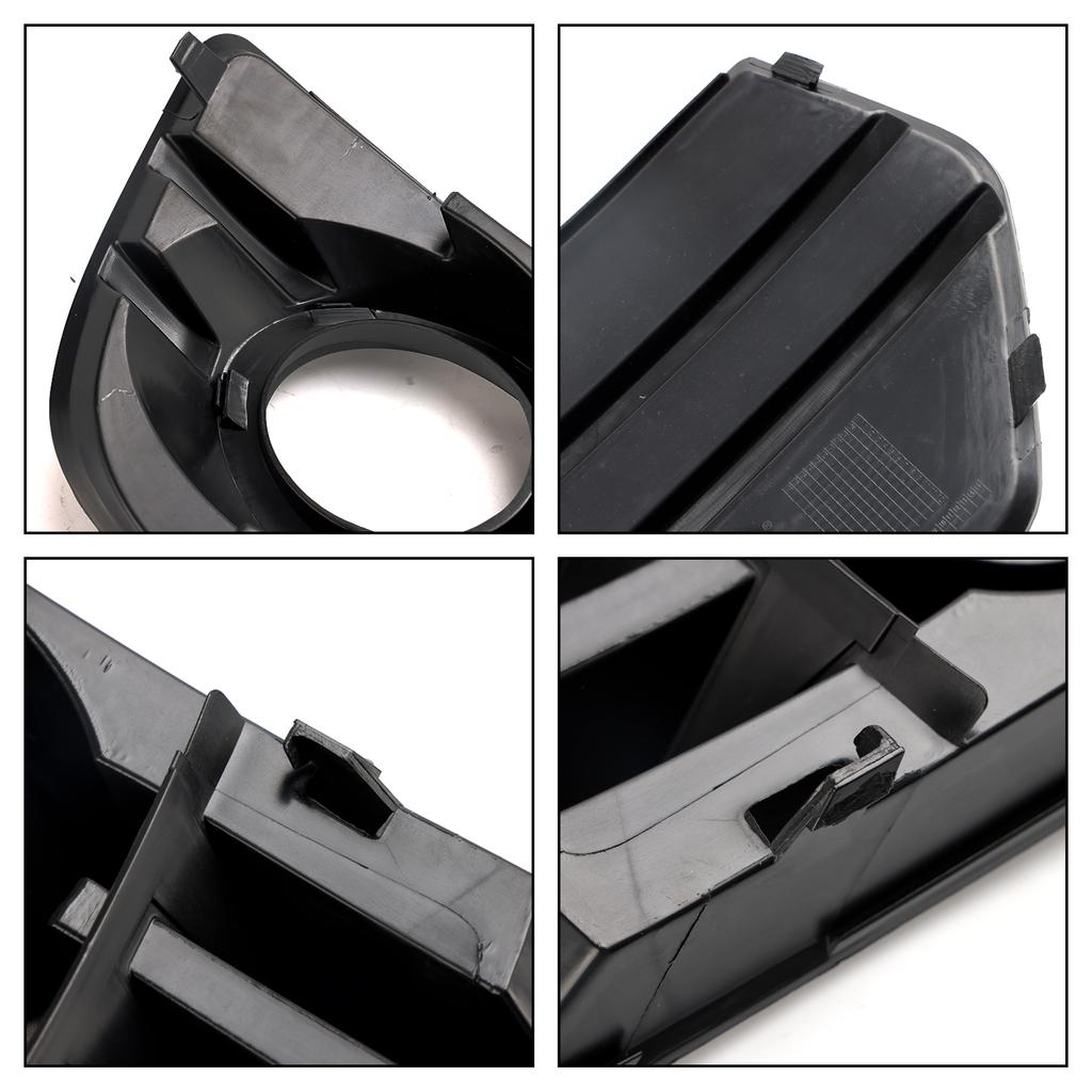 2 ST Främre Stötfångargrill Dimljus Lampkåpor Trim 8R0807681A 8R0807682A Passar Q5 2009-2012