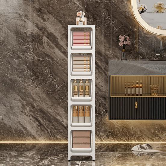 Schmaler Kommodenschrank Badezimmer-Aufbewahrungsturm mit mehreren Schubladen Schlanke Kommode Schubladenschrank für Wäscheschrank Schlafzimmer Kleine Räume