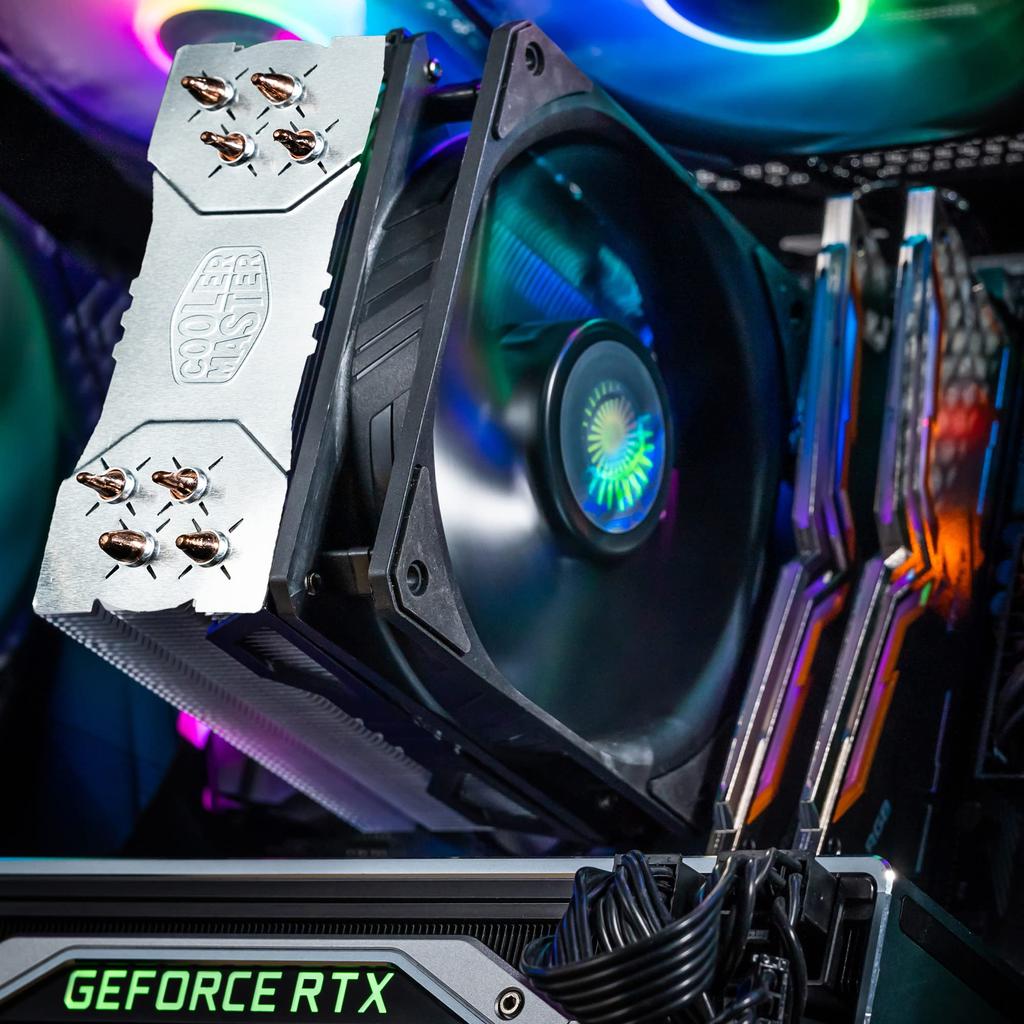 Cooler Master Hyper 212 EVO V2 CPU Cooler FN1661 Silver Black (LGA1700 compatible) Air-cooled RR-2V2E-18PK-R2 &