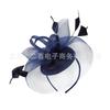 New European and American Bridal Feather Mesh Hair Accessories Hemp Yarn Headgear Retro Fashion Elegant Top Hat