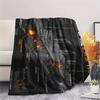 Movie spaceship diagram Print Flannel Blanket,High quality Comfortable for All Seasons,Home Decor,Warmth and Comfort,Perfect for Christmas Gifts