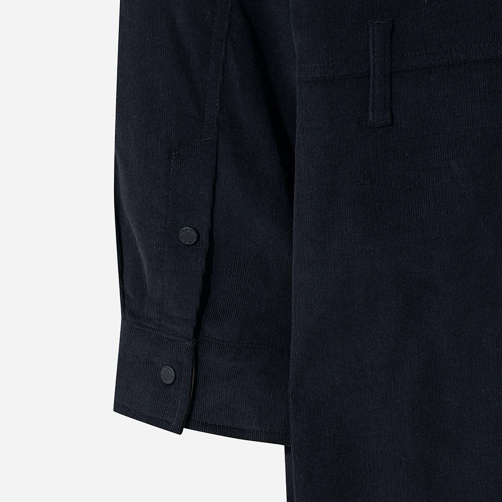 Diodi Women'S Corduroy Shirt Dress (Navy)
