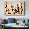 Ethnic African Black Woman Poster Canvas Painting Vintage Wall Art Figure Prints for Living Home Room Wall Decorative Picture